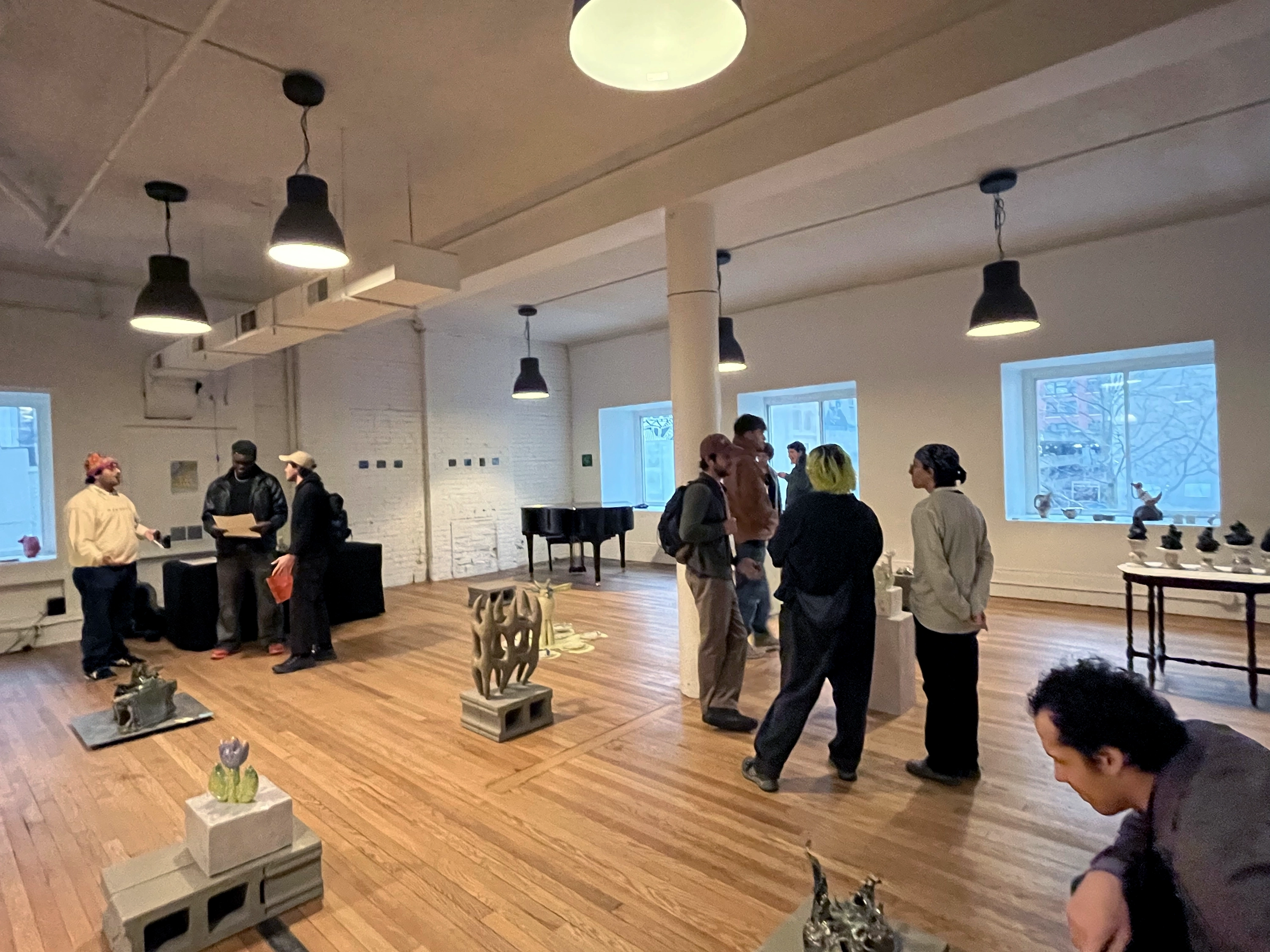 Photo from the In/Out/Of Volume 2 release party and Here Now: Detroit Pop Up Exhibition